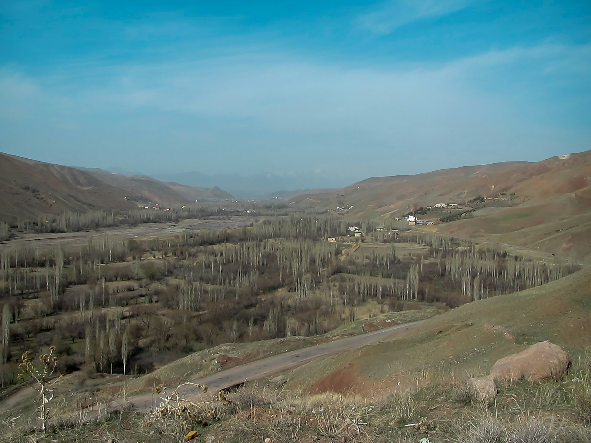 Northern Iran valley — water scarcity in the Middle East